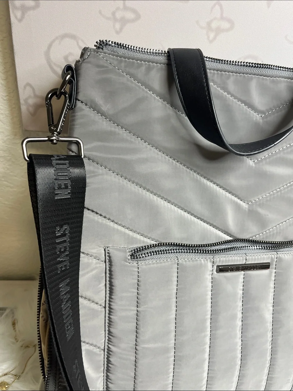 Steve Madden Laptop Cossbody/Backpack convertible